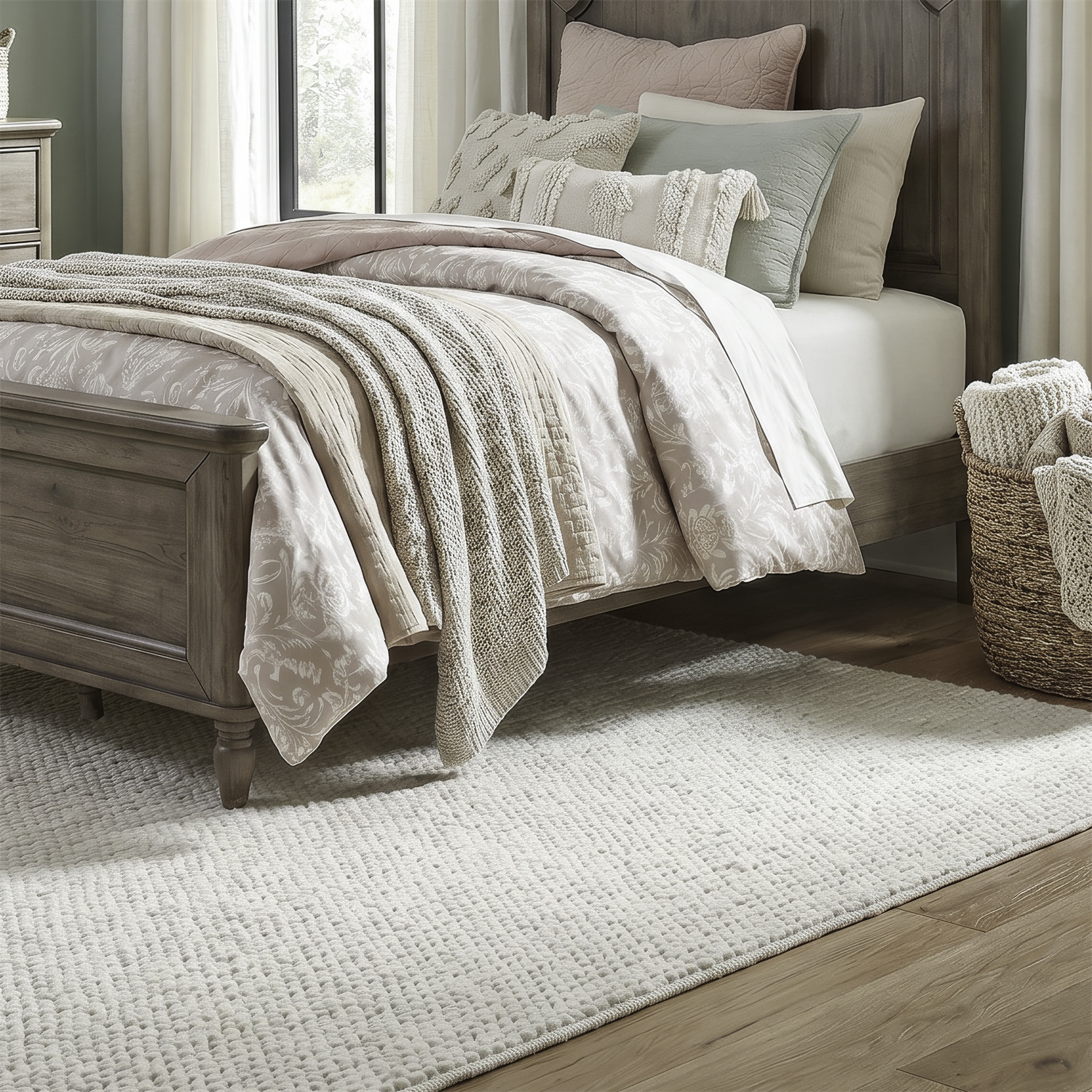 Hickory Grove Panel Bed Rails