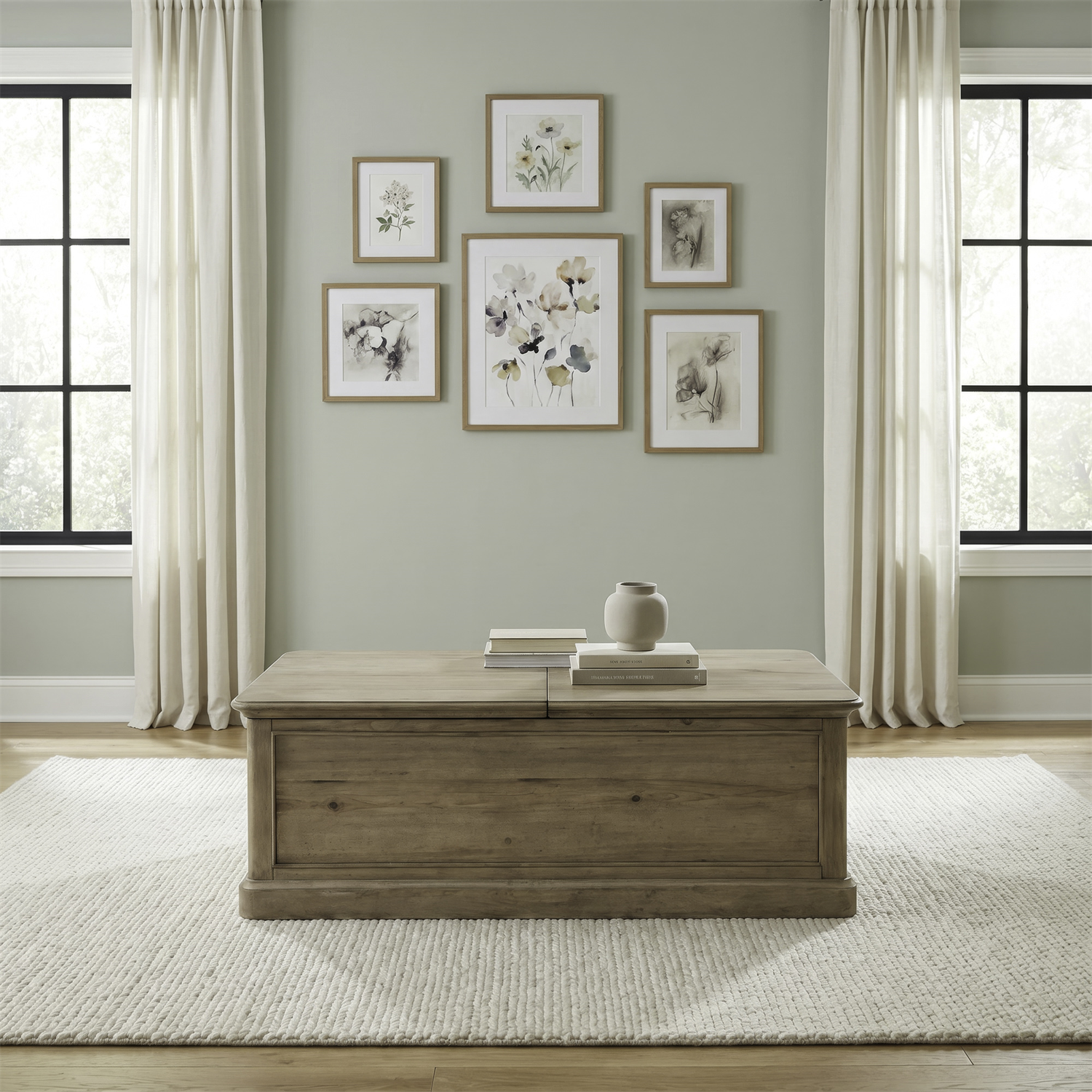 Hickory Grove Storage Cocktail Table