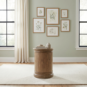 Hickory Grove Drum End Table