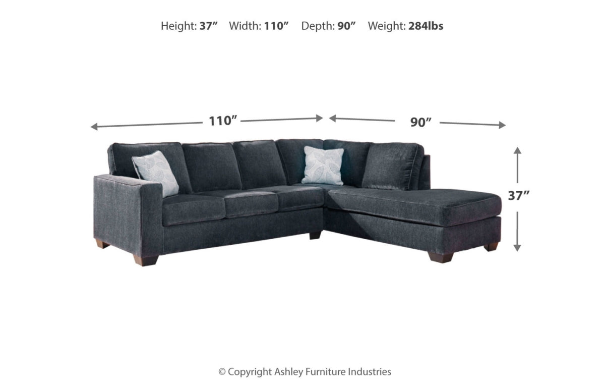 Altari 2-Piece Sleeper Sectional with Chaise