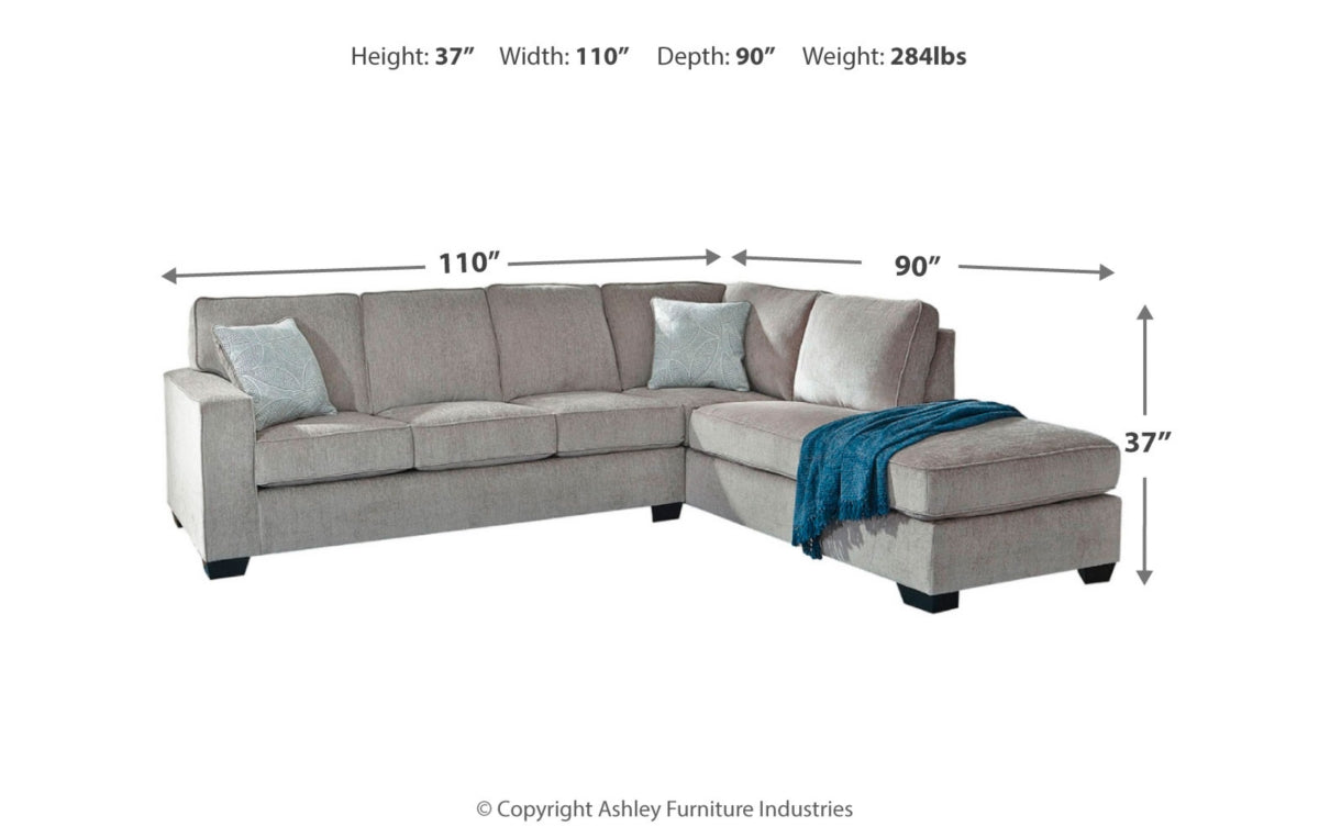 Altari 2-Piece Sleeper Sectional with Chaise