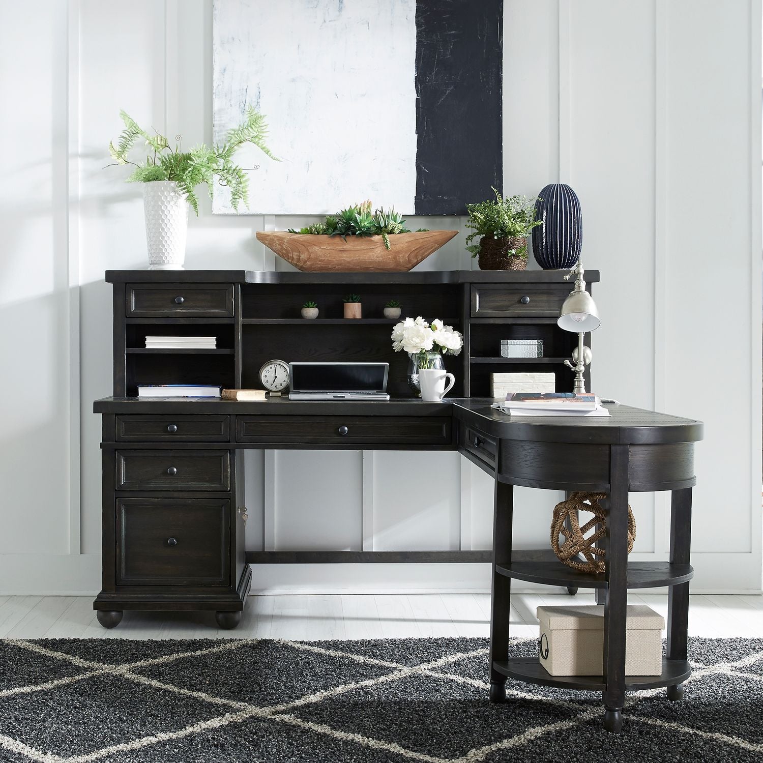 Harvest Home L Shaped Desk Set