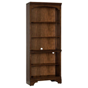 Hartshill 78-inch 4-shelf Bookcase Burnished Oak