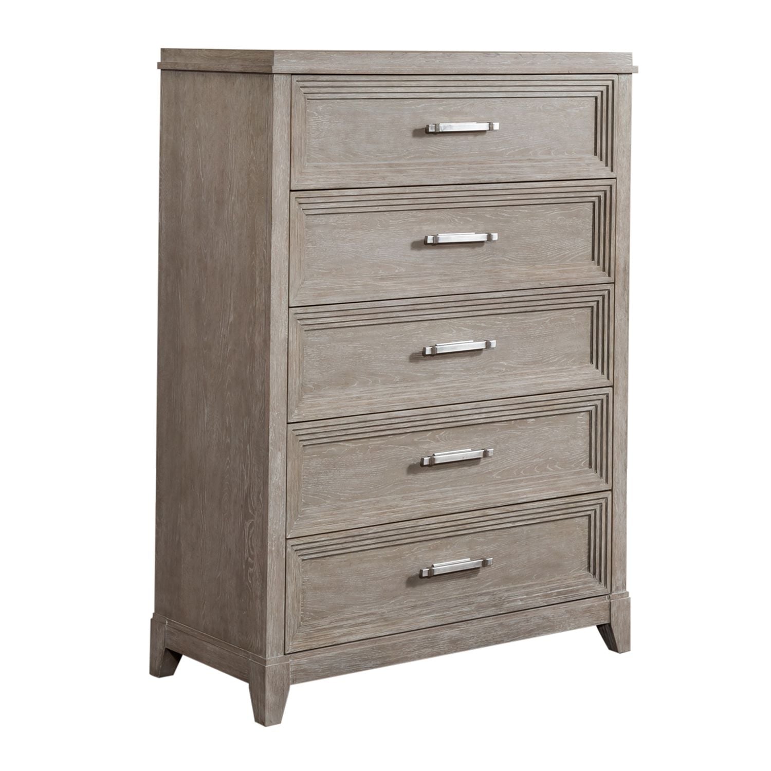 Belmar King California Upholstered Bed, Dresser & Mirror, Chest, Nightstand