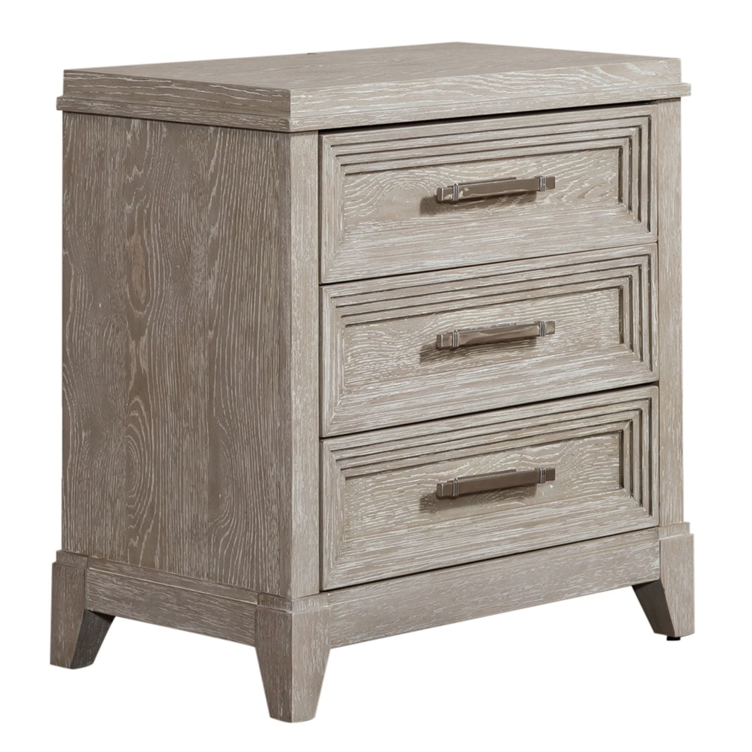 Belmar King California Upholstered Bed, Dresser & Mirror, Nightstand