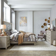 Belmar King Panel Bed, Dresser & Mirror, Nightstand
