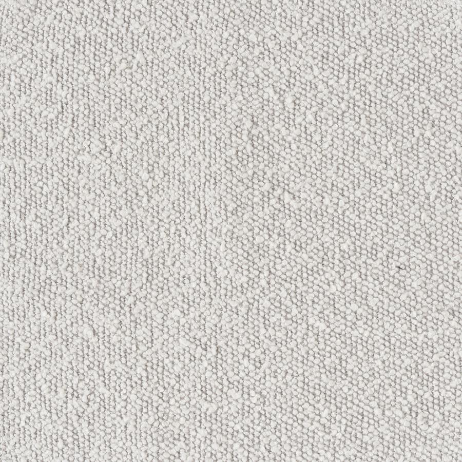 Serreta Channel-Tufted Boucle Accent Chair with Acrylic Frame Ivory