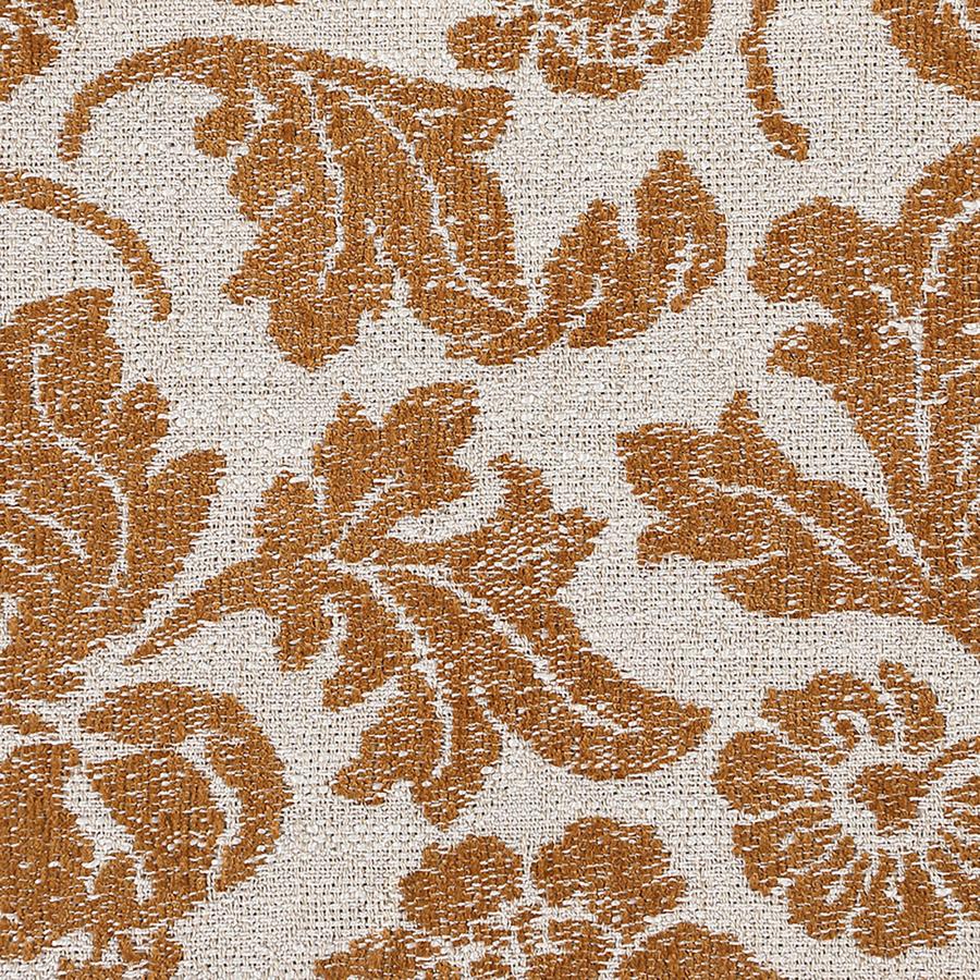 Blanchett Upholstered Bobbin Accent Chair Apricot and Distressed Brown