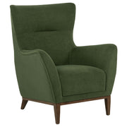 Catala Upholstered High Back Accent Chair Matcha and Coffee