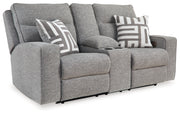 Biscoe Power Reclining Loveseat with Console