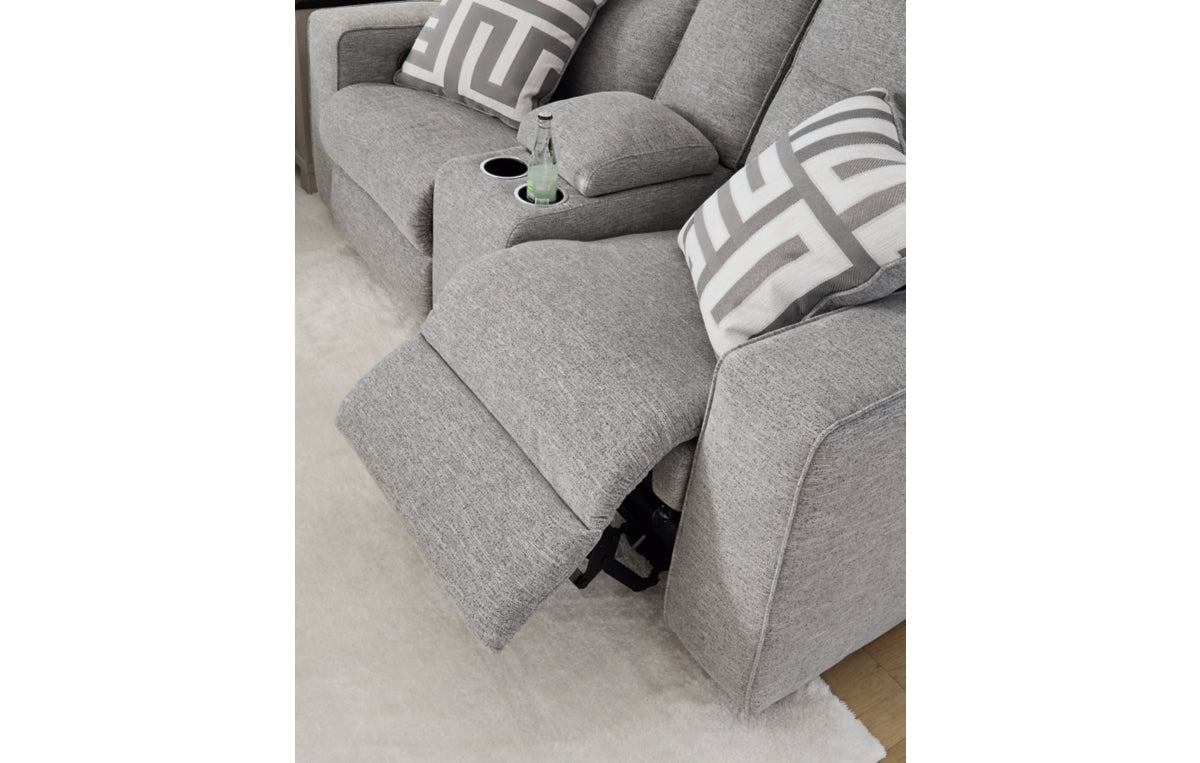 Biscoe Power Reclining Loveseat with Console
