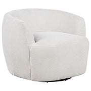 Hudson Fabric Swivel Accent Chair Sand