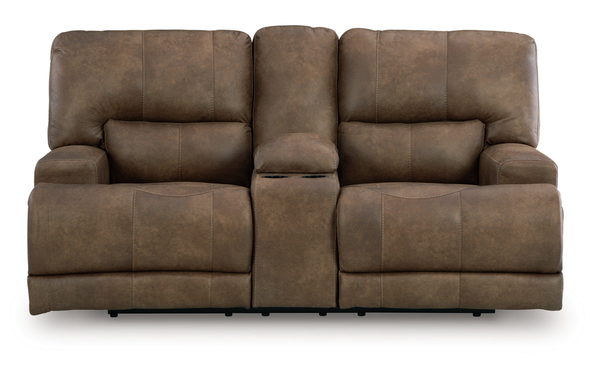 Beckley Place Power Reclining Loveseat with Console