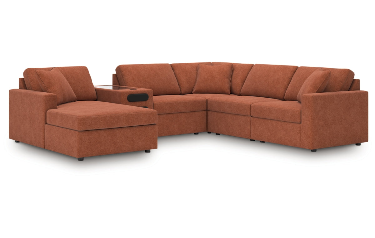 Modmax 6-Piece Sectional with Audio System and Chaise