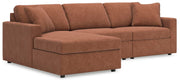 Modmax 3-Piece Sectional Sofa Storage Chaise