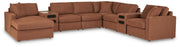 Modmax 8-Piece Sectional with Storage Chaise and Audio Consoles