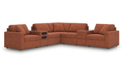 Modmax 7-Piece Balanced Sectional with Audio and Storage Consoles