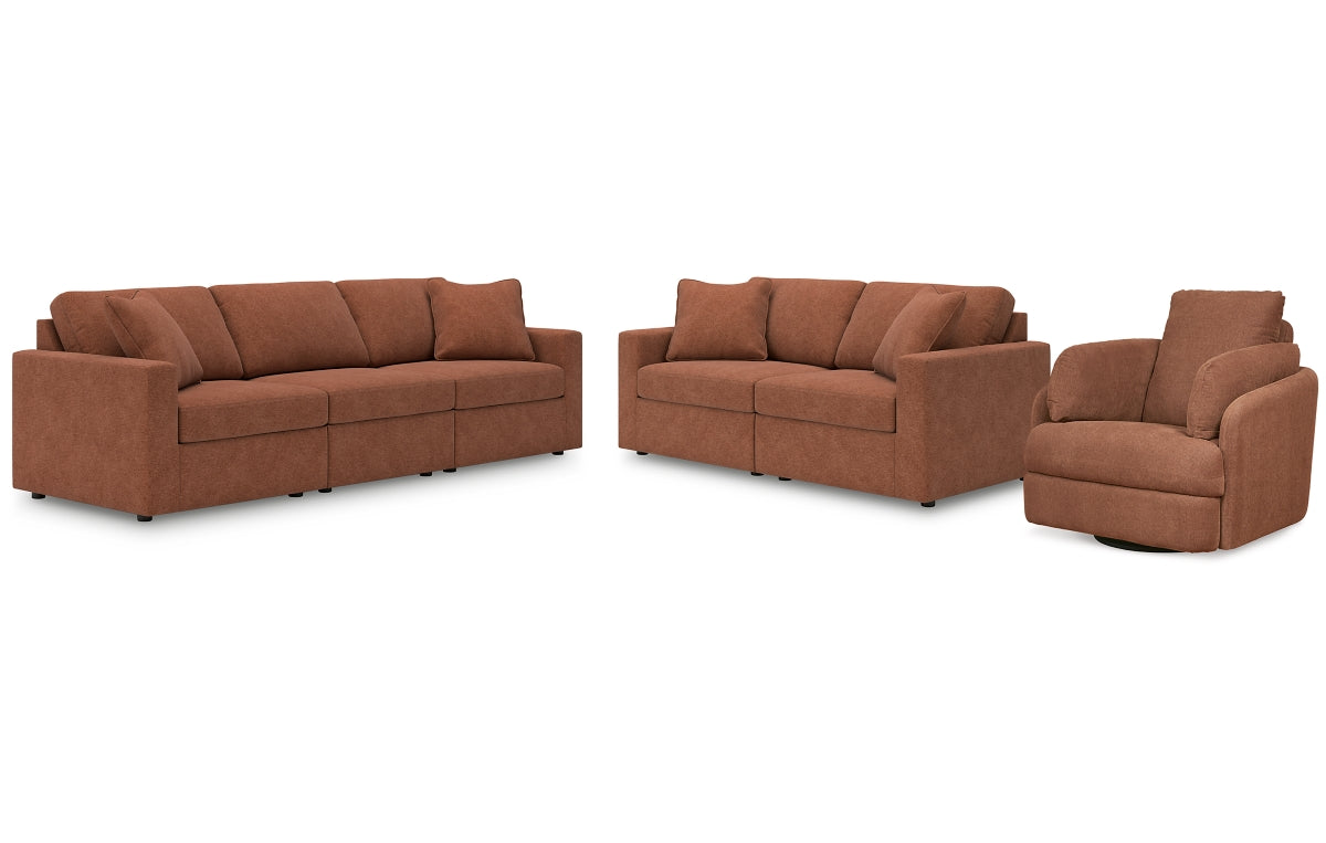 Modmax Sofa, Loveseat and Recliner