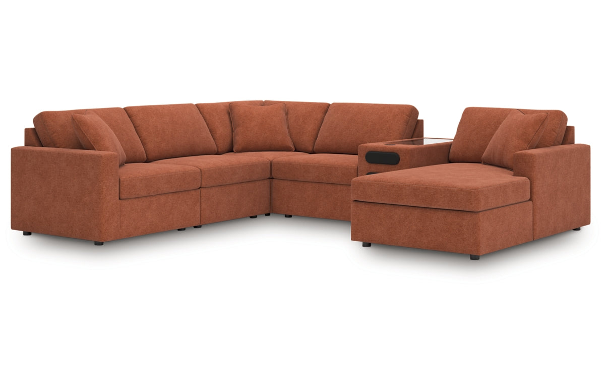 Modmax 6-Piece Sectional with Audio System and Chaise