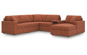 Modmax 6-Piece Sectional with Audio System and Chaise