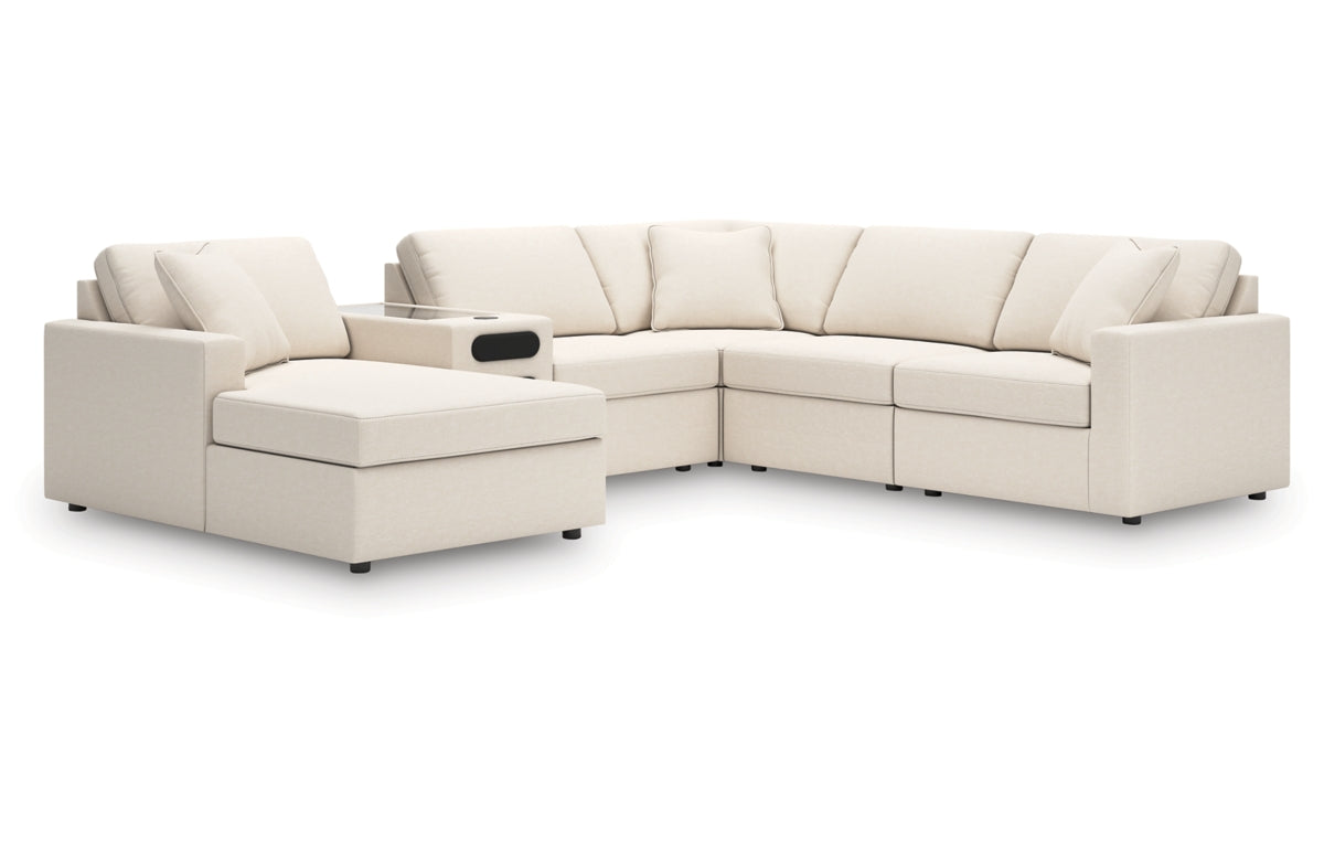 Modmax 6-Piece Sectional with Audio System and Chaise
