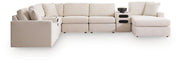 Modmax 8-Piece Sectional with Storage Chaise and Audio Consoles