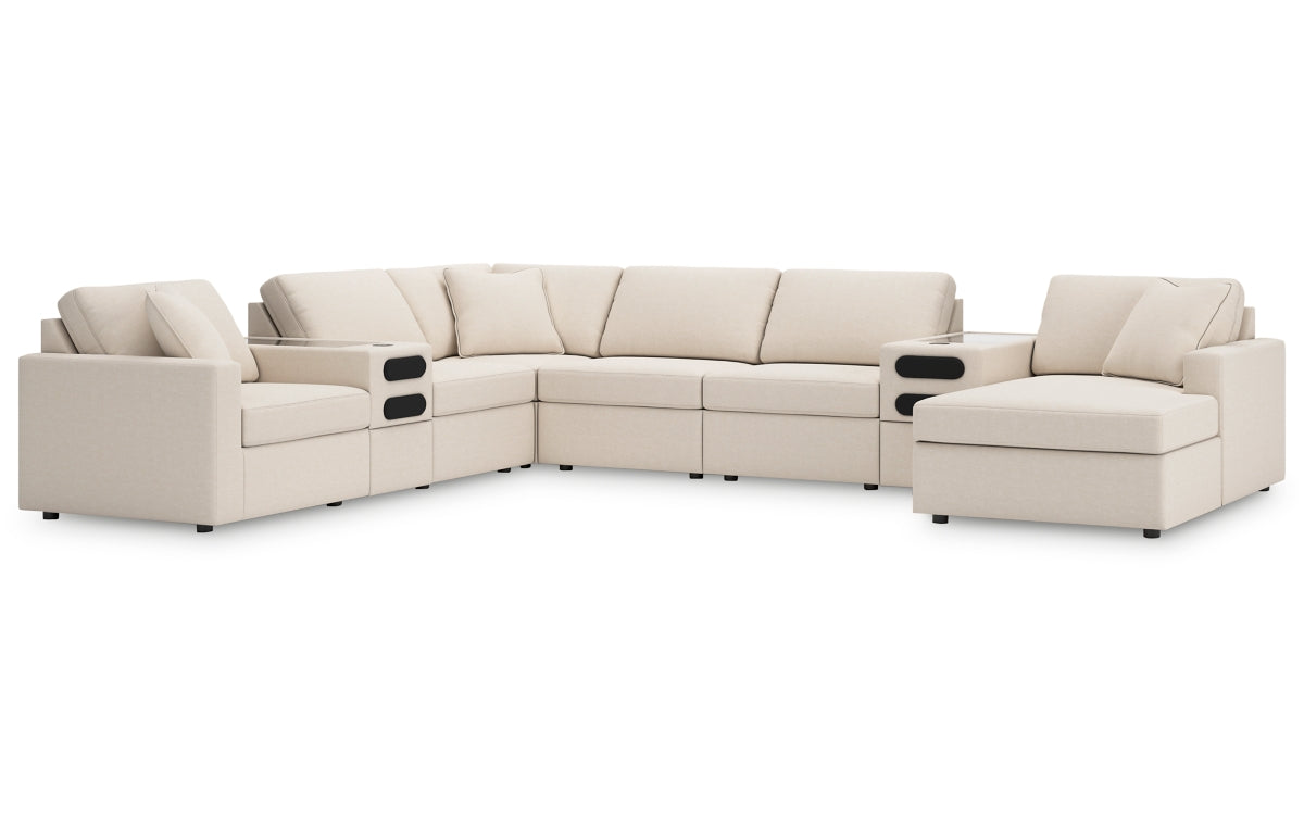 Modmax 8-Piece Sectional with Audio System and Chaise
