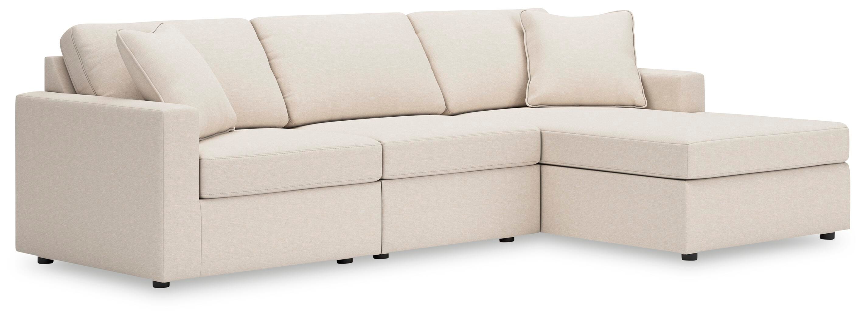 Modmax 3-Piece Sectional Sofa Storage Chaise