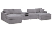 Modmax 5 Piece Sectional with Audio Console