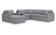 Modmax 6-Piece Sectional with Audio System and Chaise