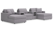 Modmax 5-Piece Sectional with Chaise and Audio Console