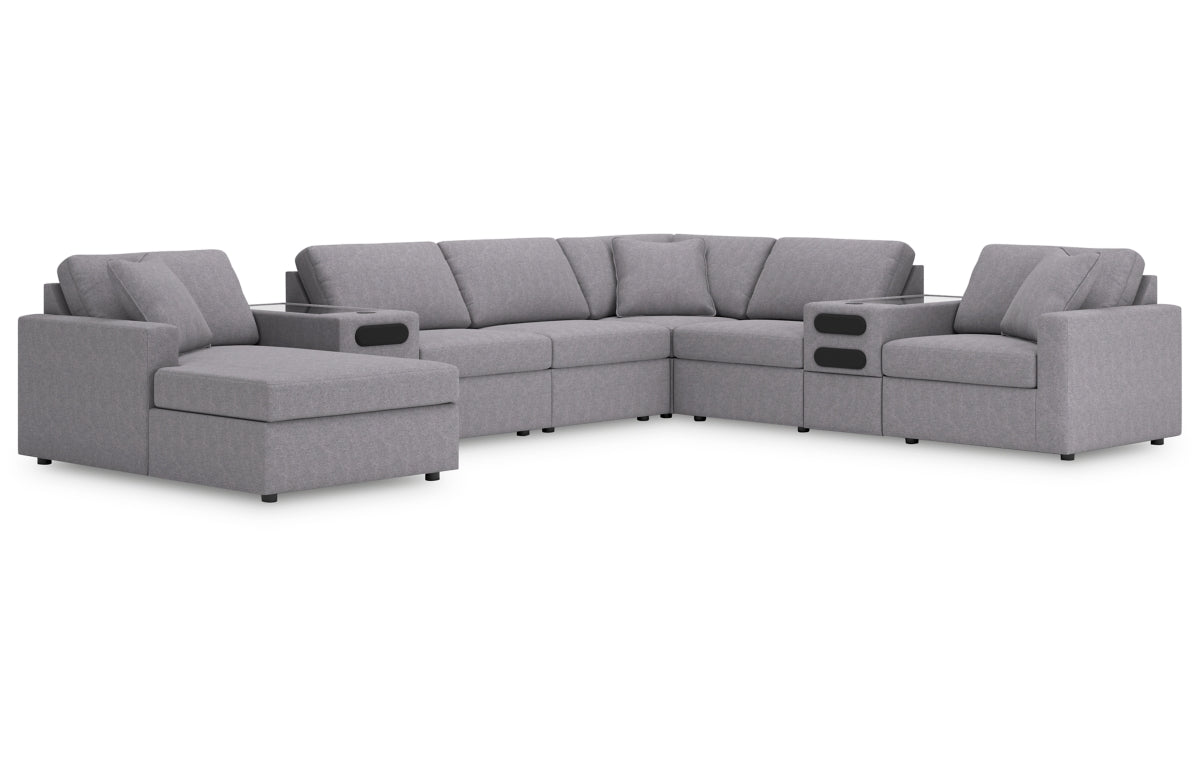 Modmax 8-Piece Sectional with Audio System and Chaise