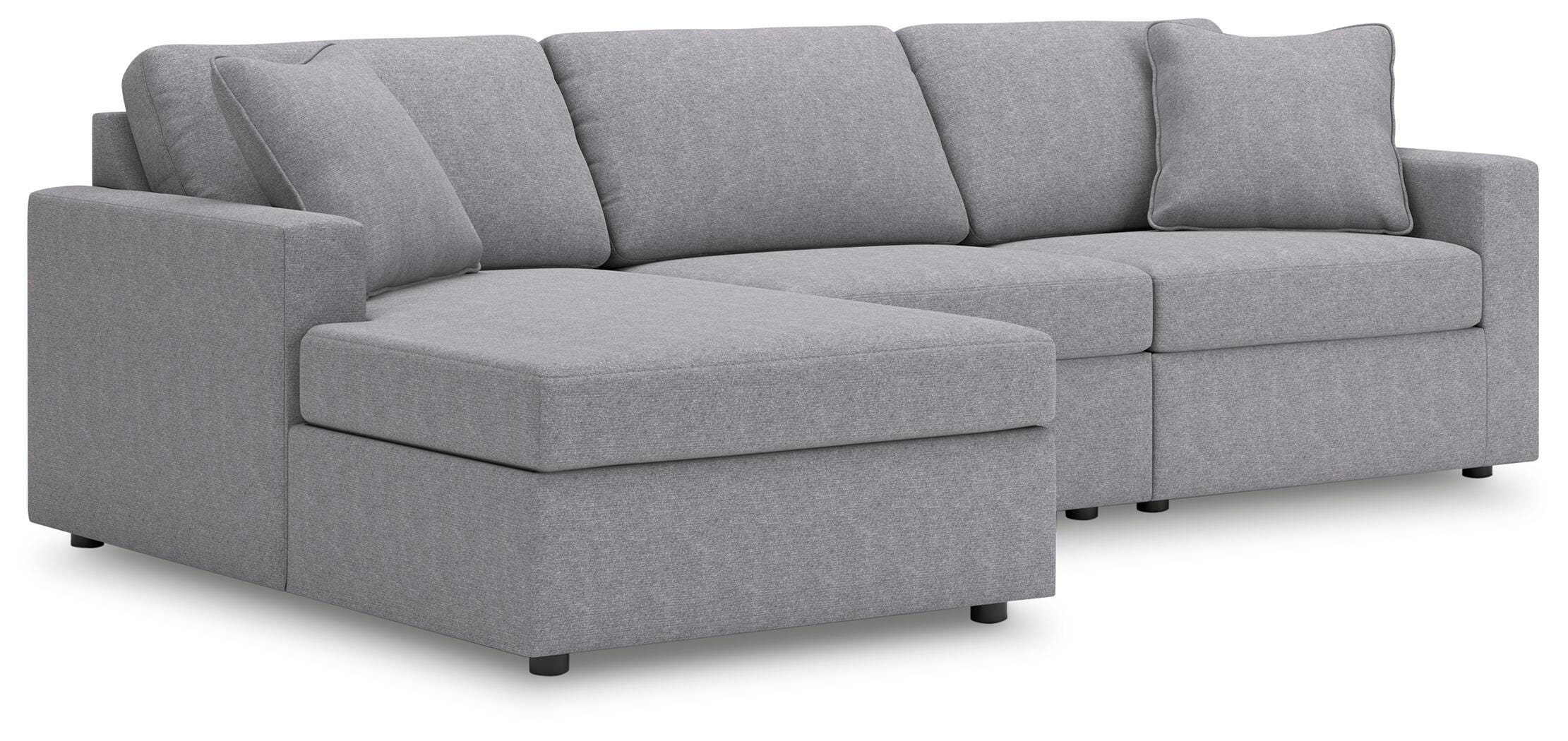 Modmax 3-Piece Sectional Sofa Storage Chaise