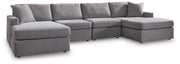 Modmax 4-Piece Double Storage Chaise Sectional