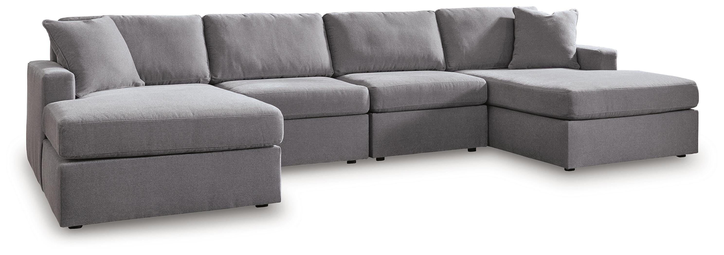 Modmax 4-Piece Double Storage Chaise Sectional