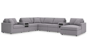 Modmax 8-Piece Sectional with Audio System and Chaise