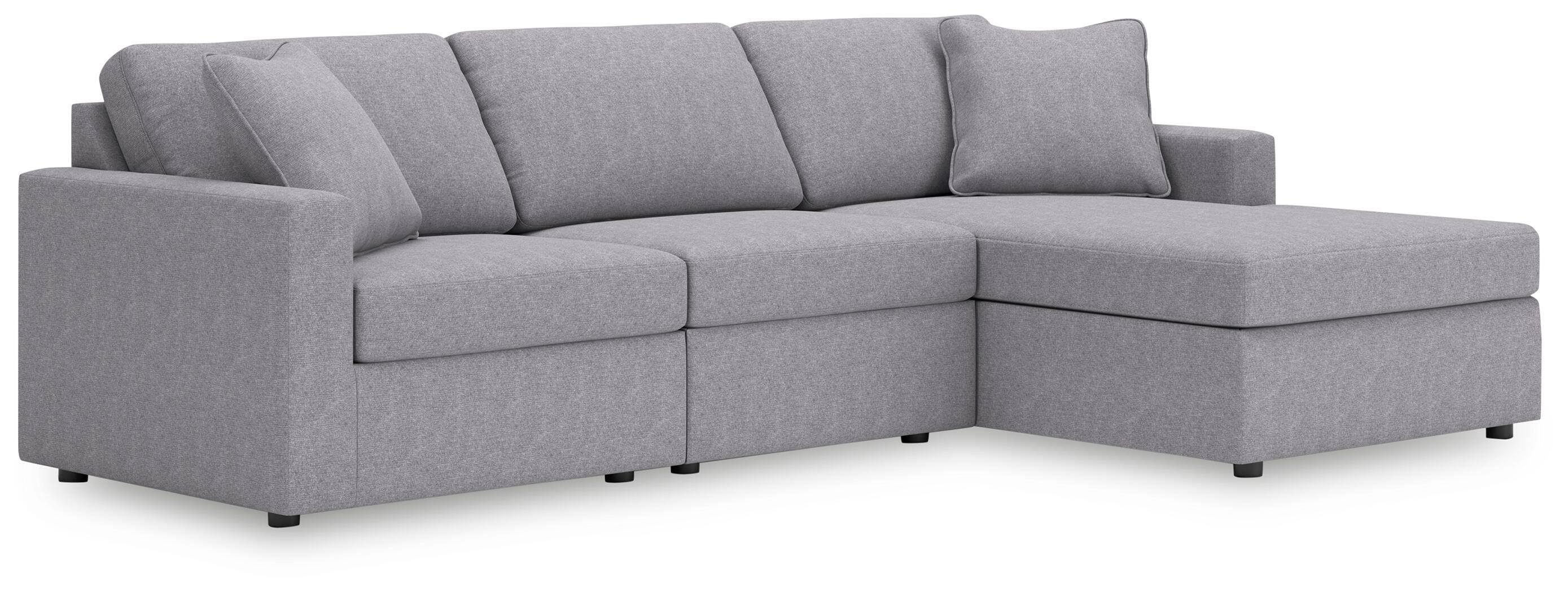 Modmax 3-Piece Sectional Sofa Storage Chaise