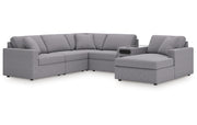 Modmax 6-Piece Sectional with Audio System and Chaise