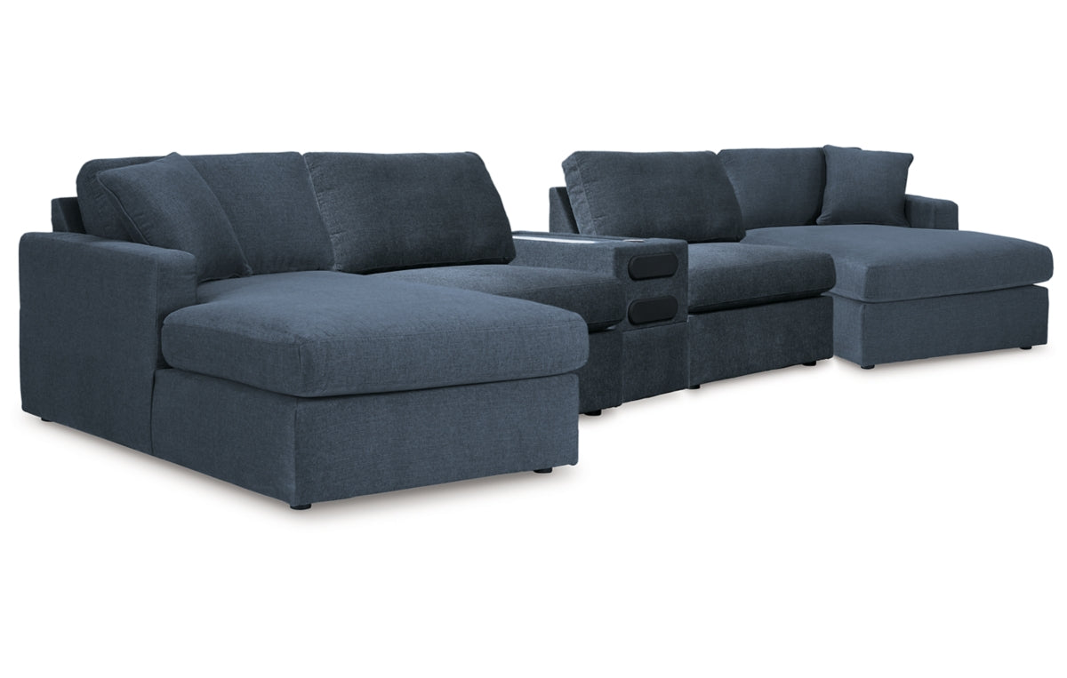 Modmax 5 Piece Sectional with Audio Console