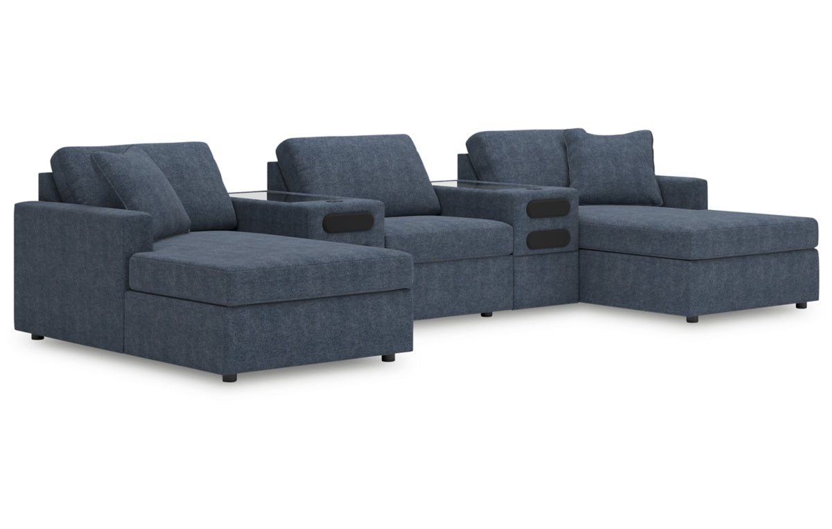 Modmax 5-Piece Double Chaise with Audio Consoles