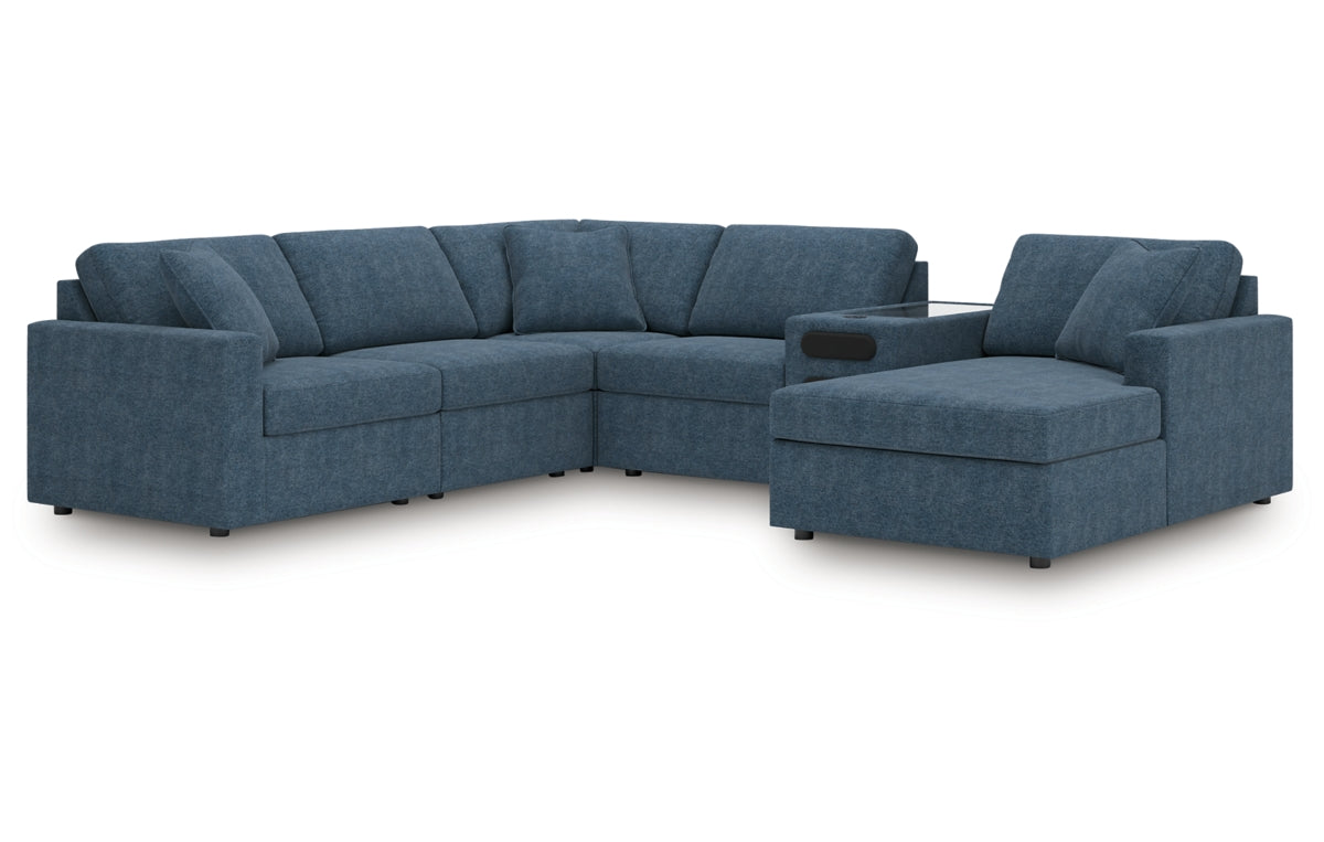 Modmax 6-Piece Sectional with Audio System and Chaise