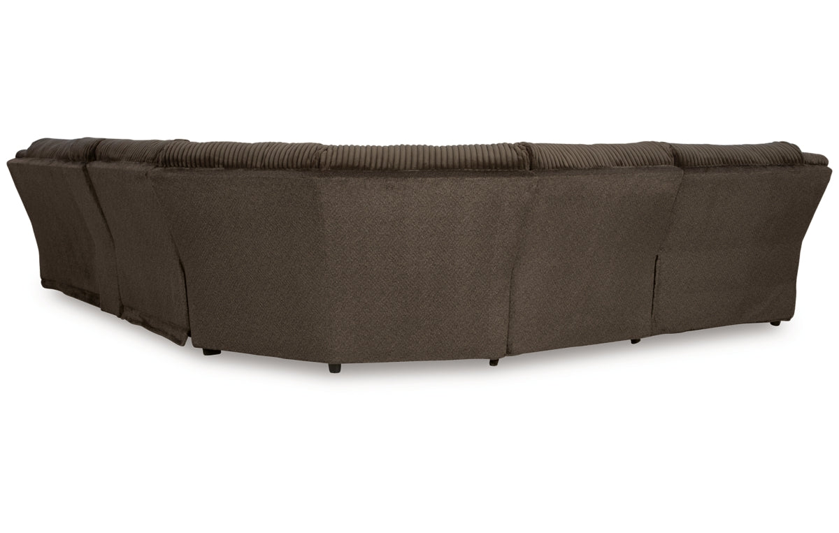 Top Tier 6-Piece Reclining Sectional with Chaise