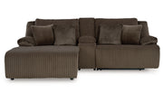 Top Tier 3-Piece Reclining Sectional Sofa with Chaise