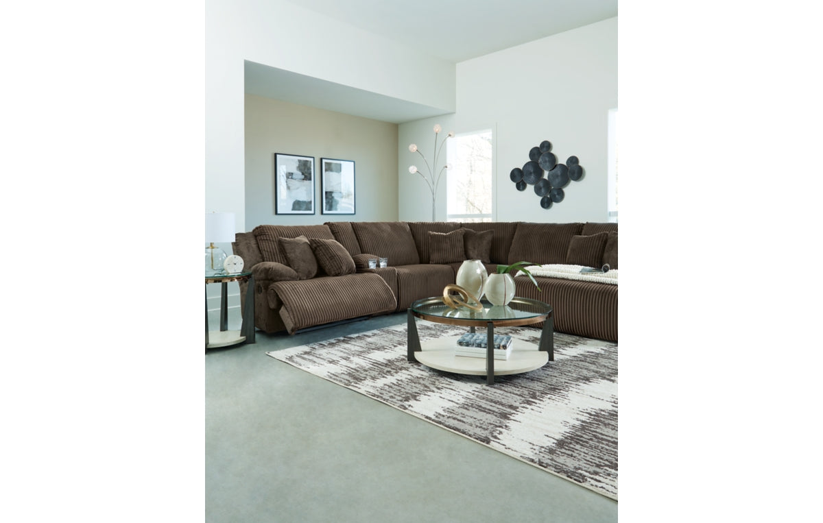 Top Tier 3-Piece Reclining Sofa Chaise Sectional