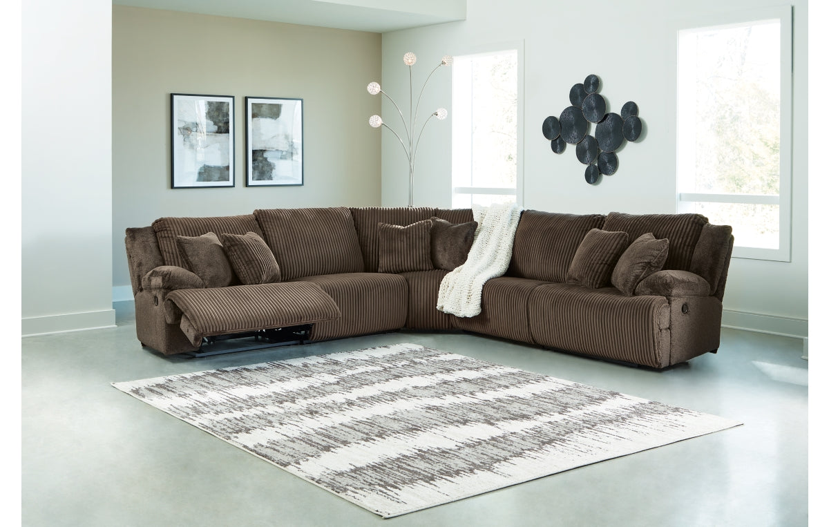 Top Tier 5-Piece Reclining Sectional