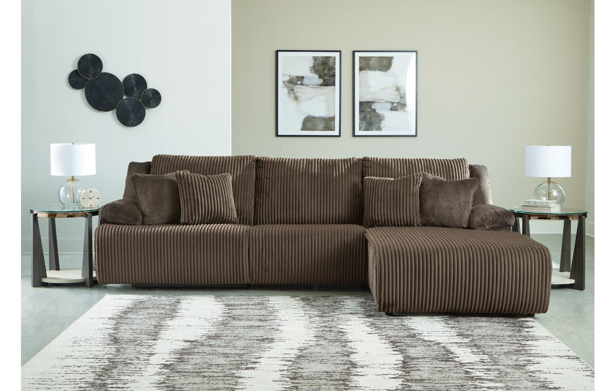 Top Tier 3-Piece Sectional Sofa Chaise