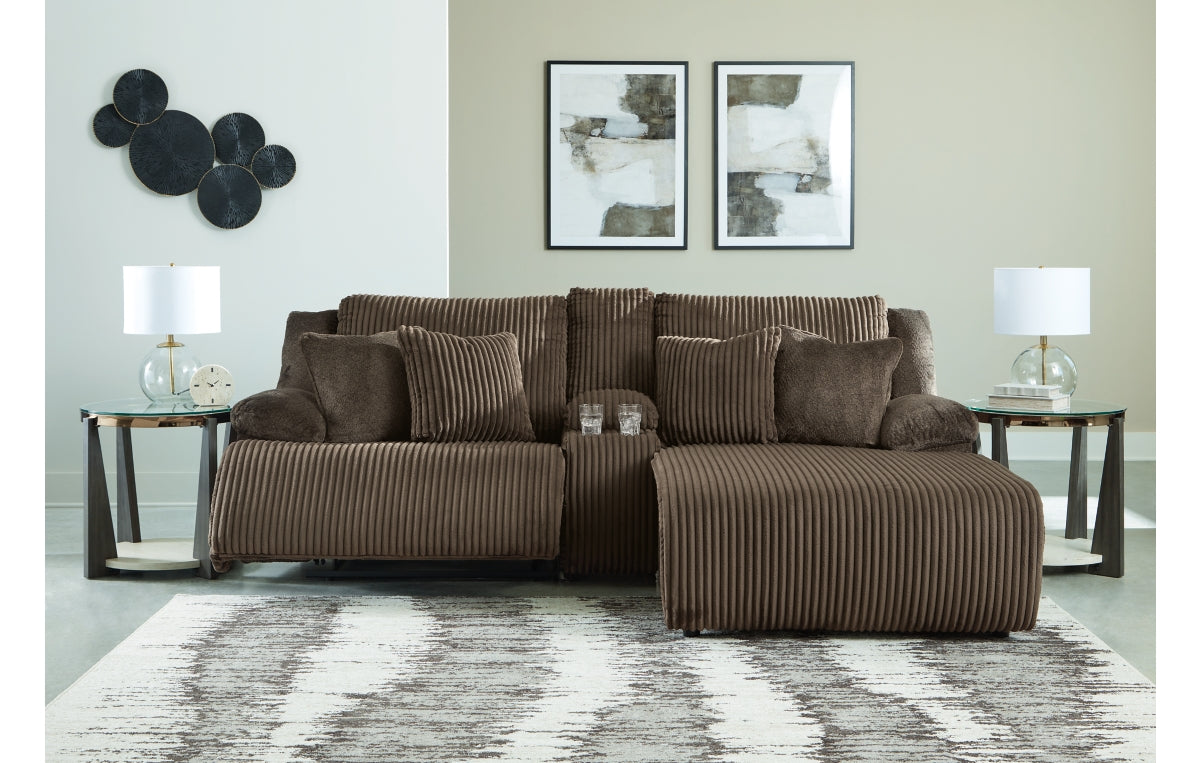 Top Tier 3-Piece Reclining Sectional Sofa with Chaise