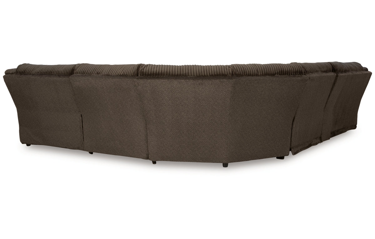 Top Tier 6-Piece Reclining Sectional with Chaise