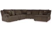 Top Tier 6-Piece Reclining Sectional with Chaise