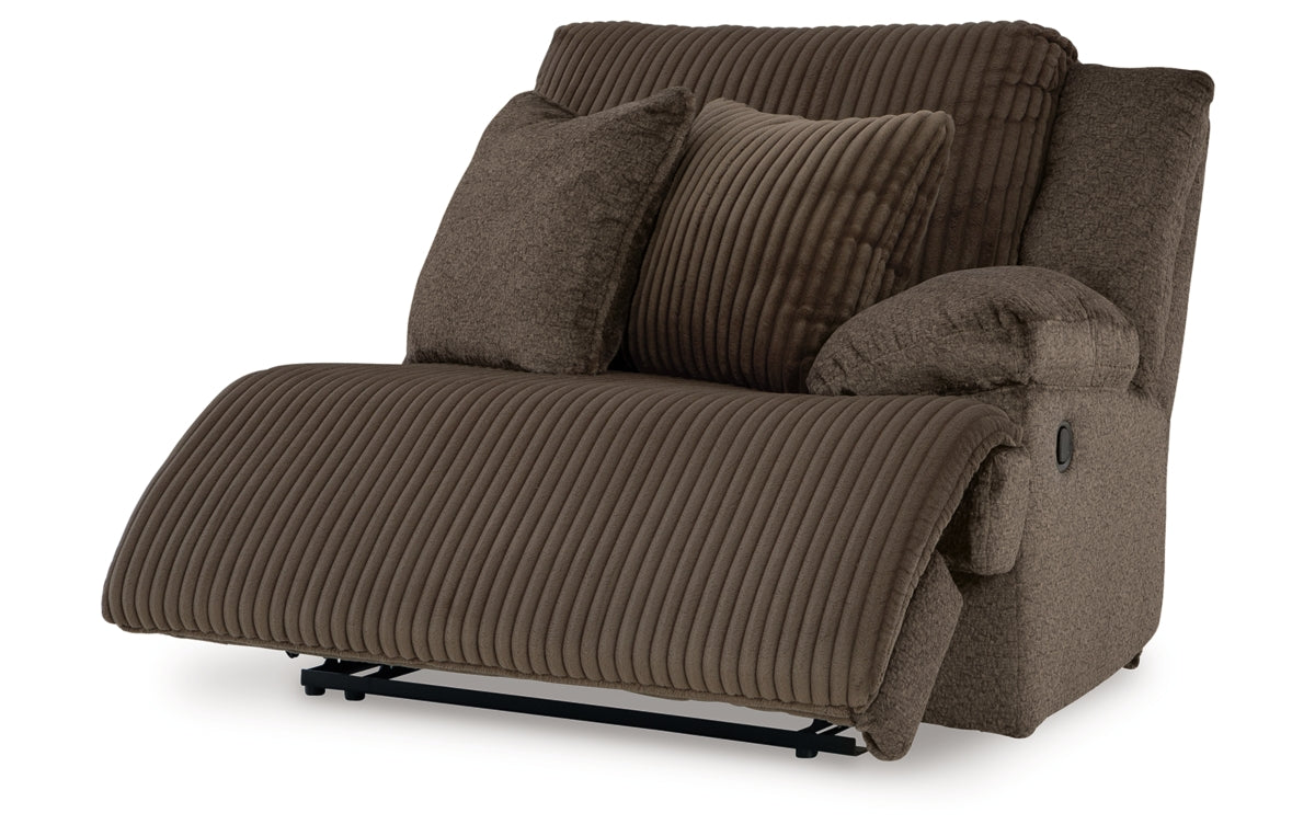 Top Tier 3-Piece Reclining Sofa Chaise Sectional